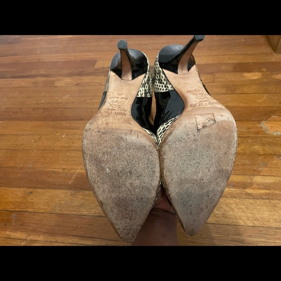 Snake Skin Jimmy Choo Pumps - 39 - Picture 9 of 10